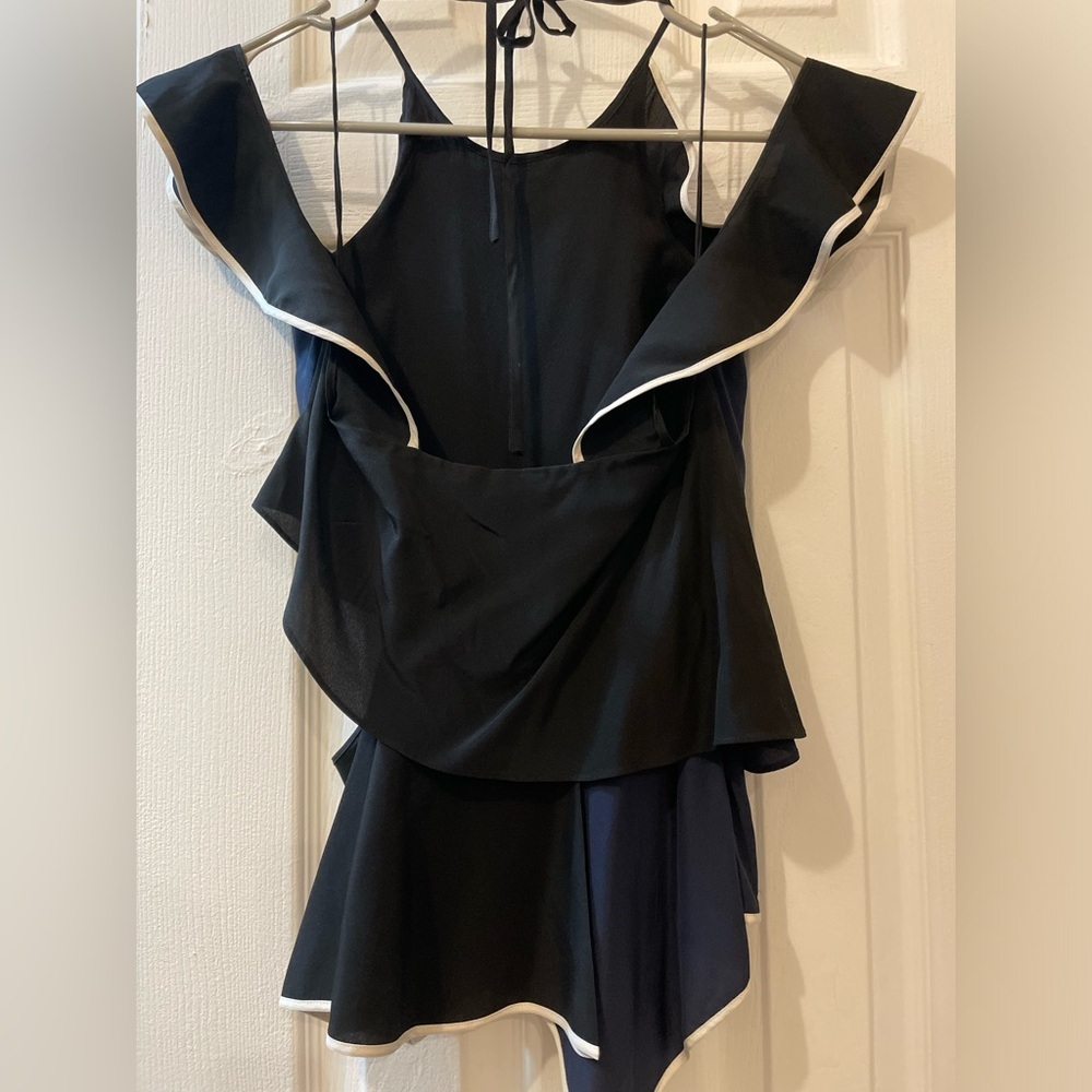 Jonathan Simkhai Black and Navy Tank - Picture 3 of 7